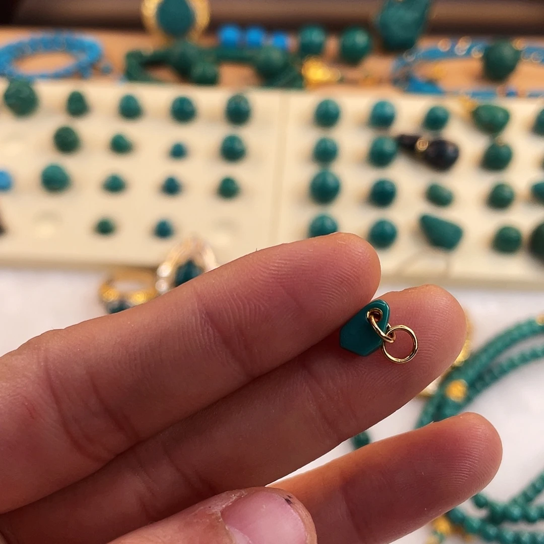 M***丶绿松石未镶嵌挂件