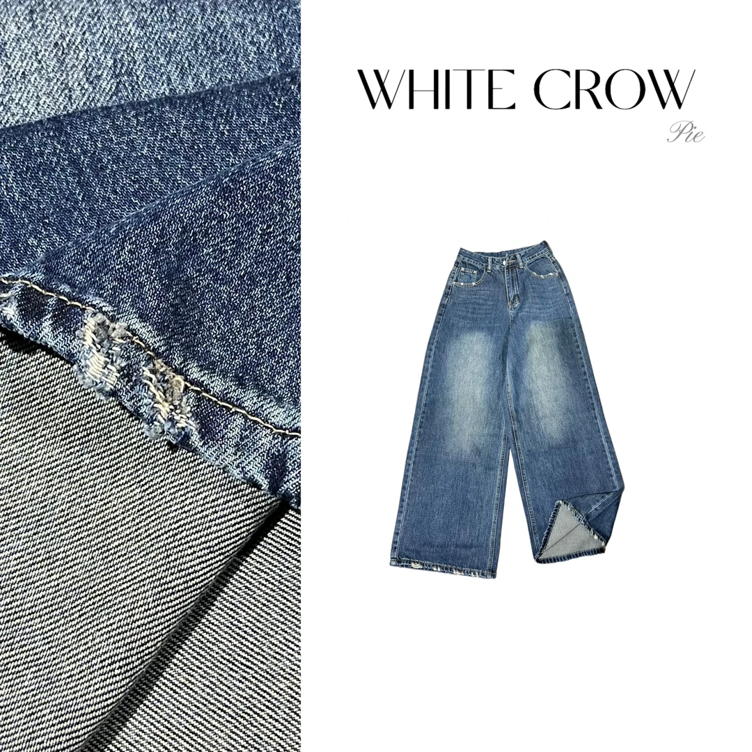 【随性破坏】时尚牛仔裤 宽松55226