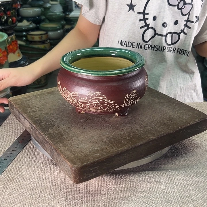泳坤堂石湾盆陶瓷