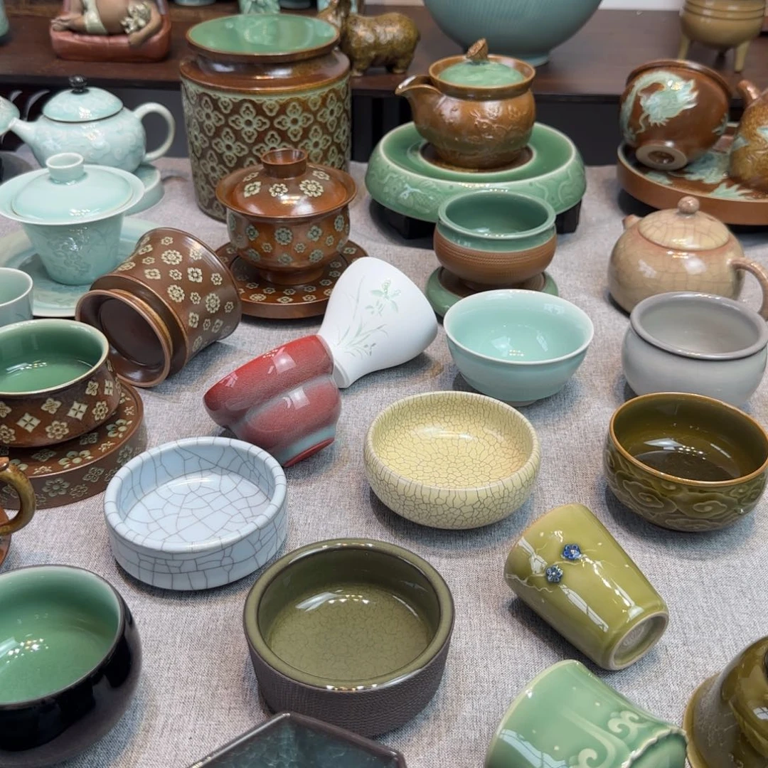 会****猫龙泉青瓷精品主人杯