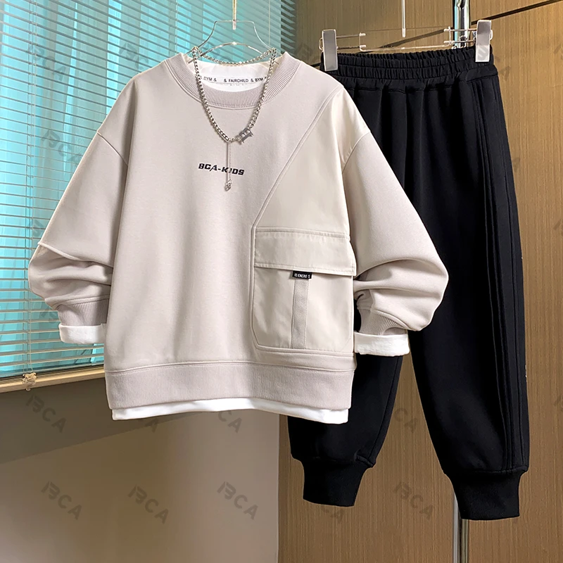 【BCA】中大童 青少年休闲时尚年服套装DF-套装3059