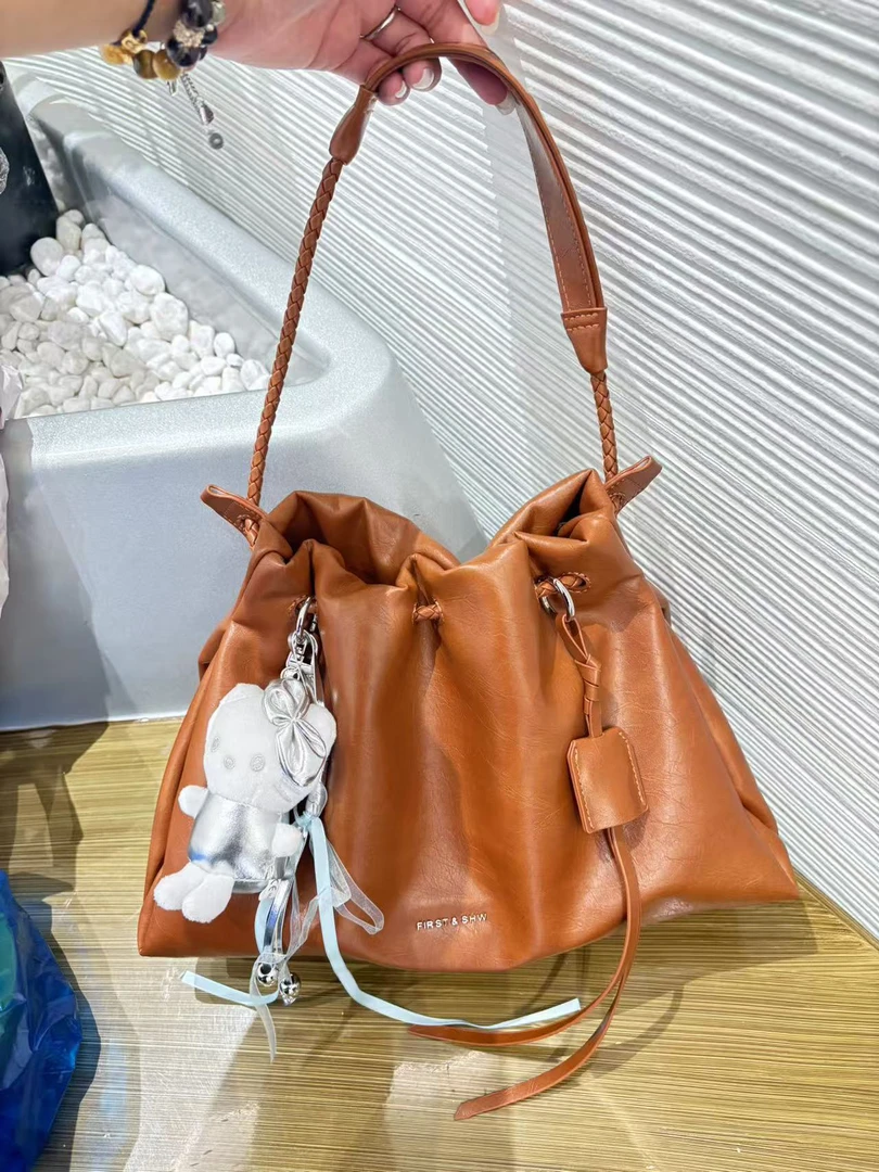 【T·T百纳】褶皱云朵包单肩腋下包2025新款斜挎托特包女包【9320】