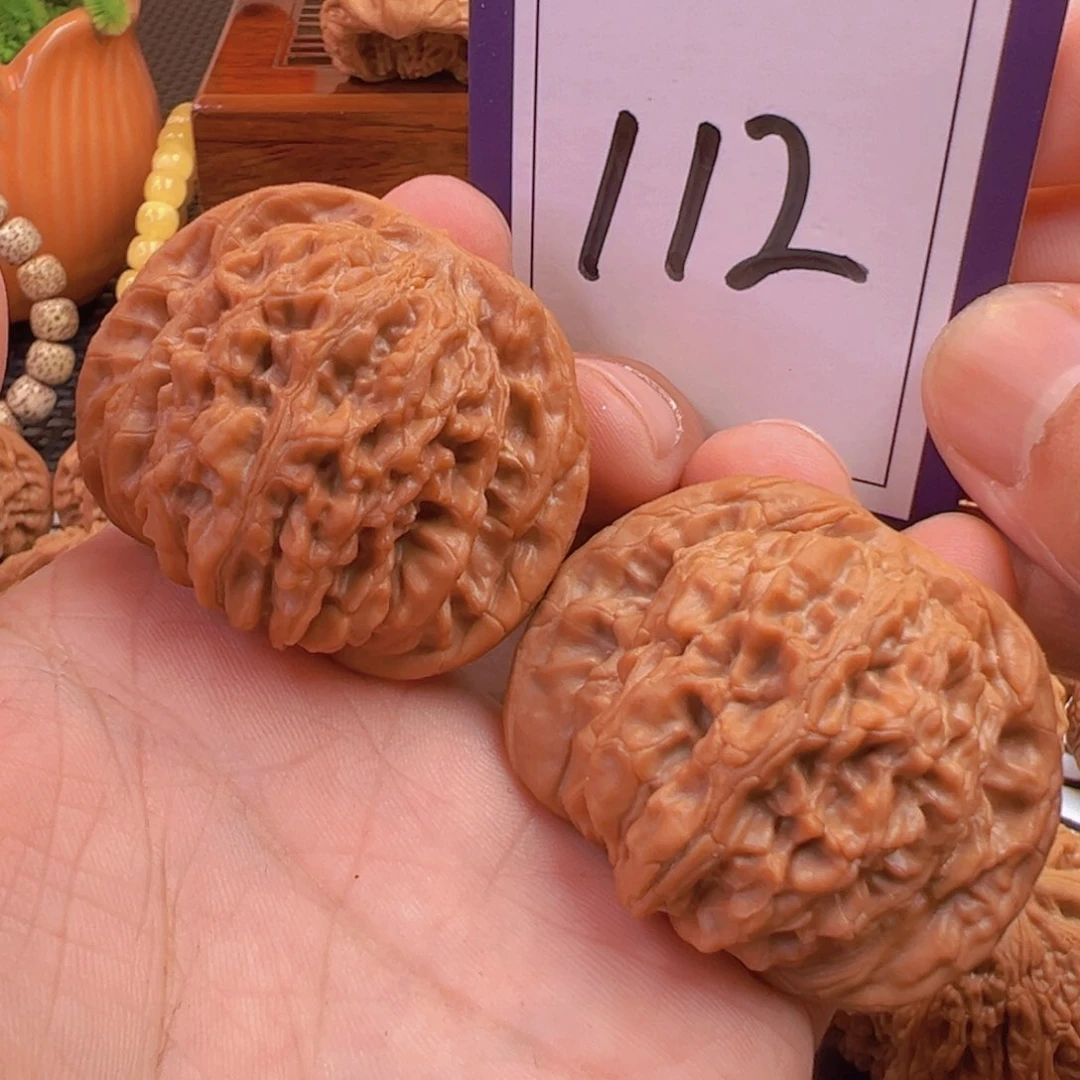 文玩核桃把件平谷四座楼46+尺寸112号