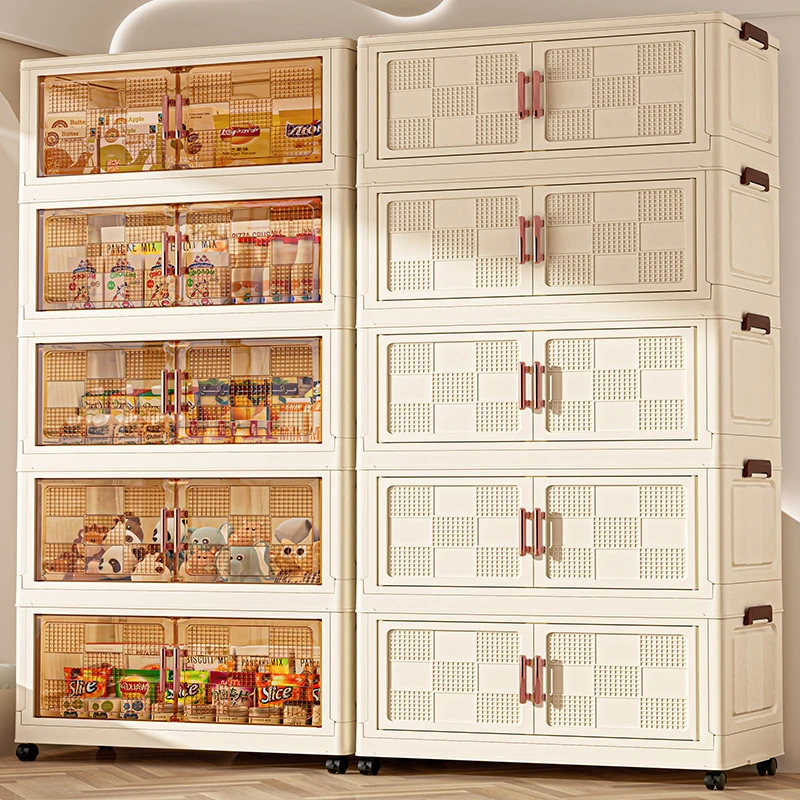 【大容量90面宽】储物收纳柜衣服多层收纳玩具床头柜储物箱衣物箱