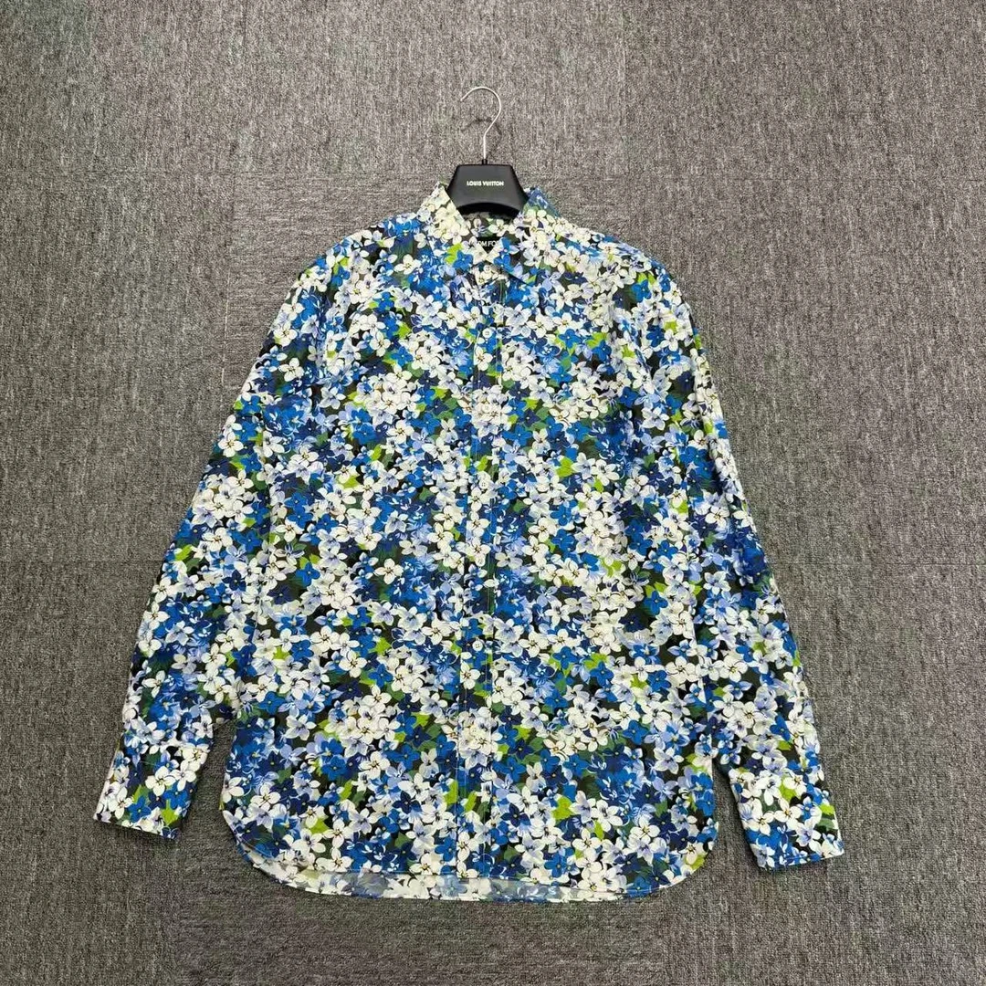 99新 TOMFORD/汤姆福特 花卉满印衬衫/40码/编码15193