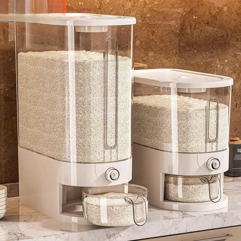 米桶家用防虫防潮密封食品级装米箱面桶米面储存容器高端按压米缸