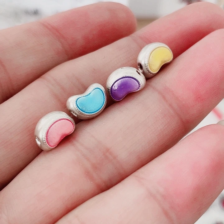 珐琅吊坠足银四个