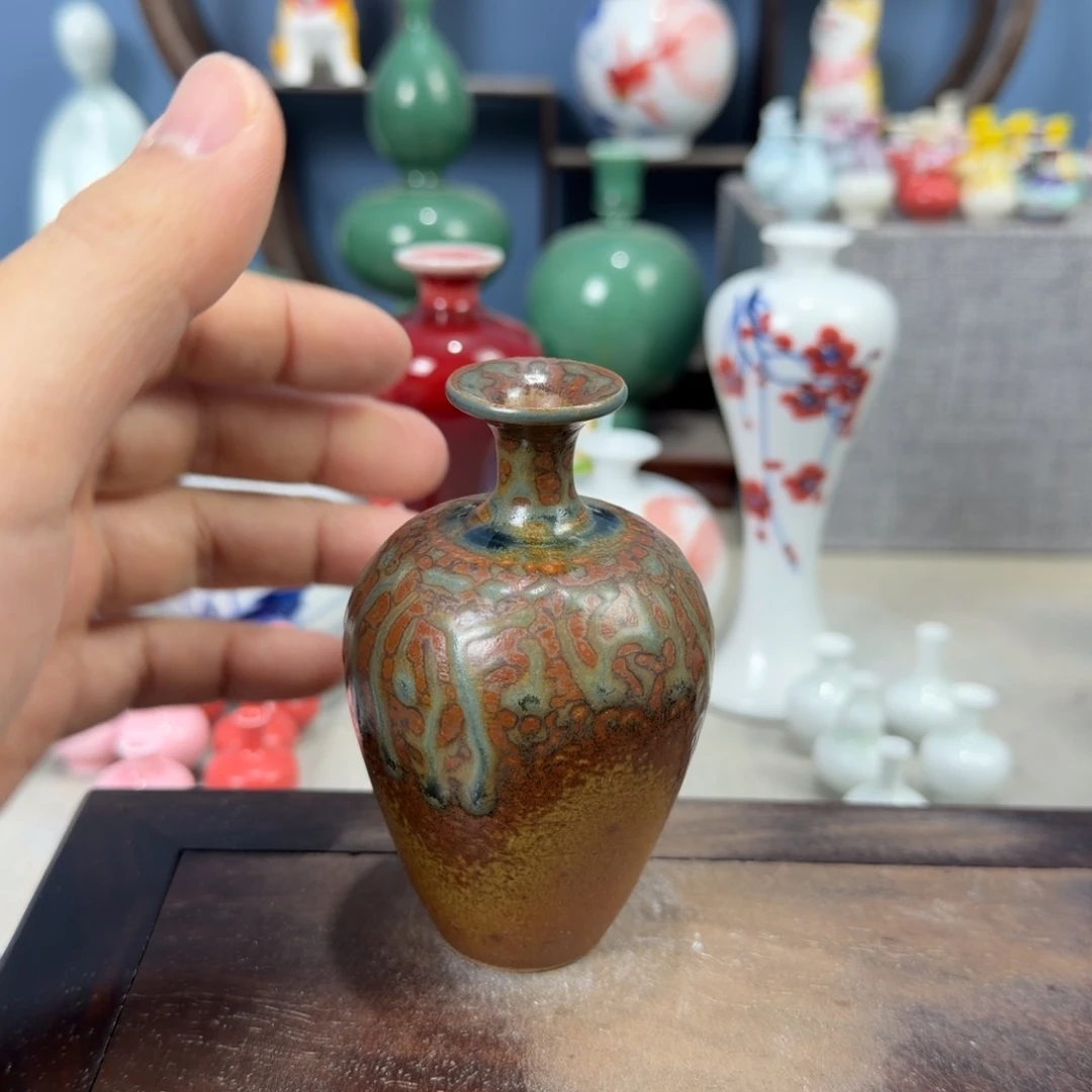 陶瓷手工小花器摆件