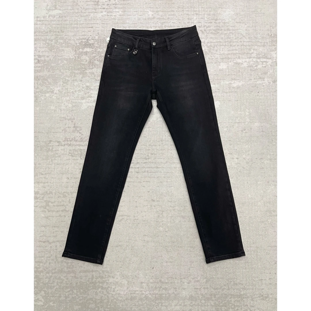 【1075】高奢定制牛仔裤  男士牛仔裤小直筒