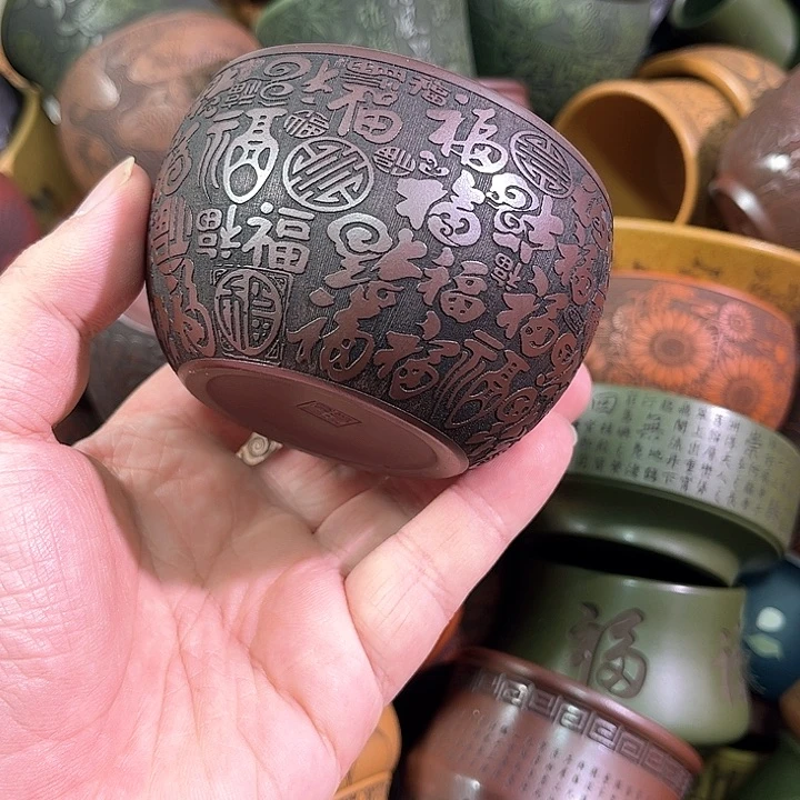 茶杯紫砂全手工紫砂主人杯