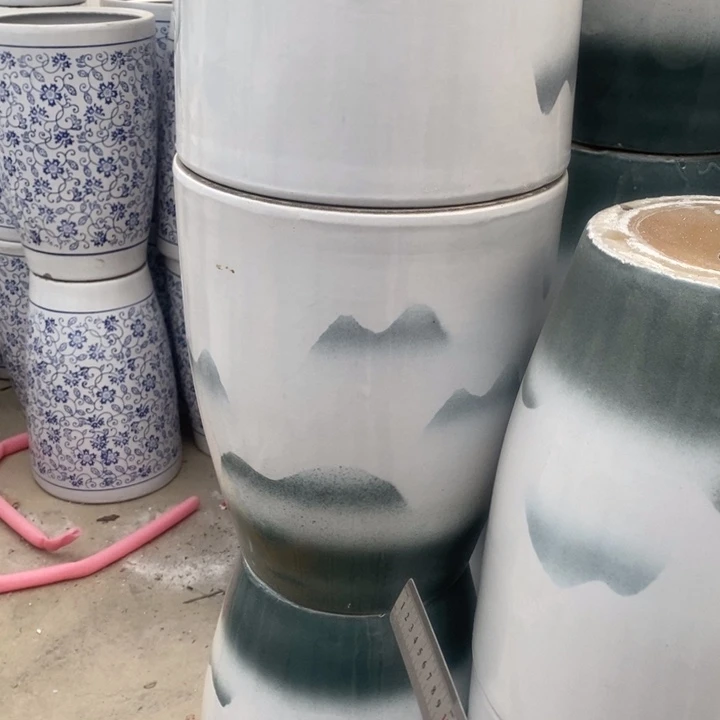 低腰白山水大号口32/39