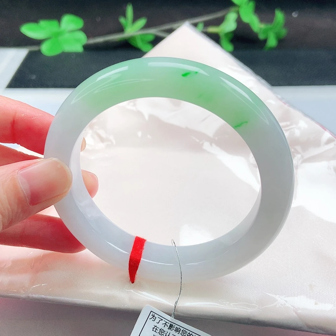 未镶嵌手镯翡翠59圈