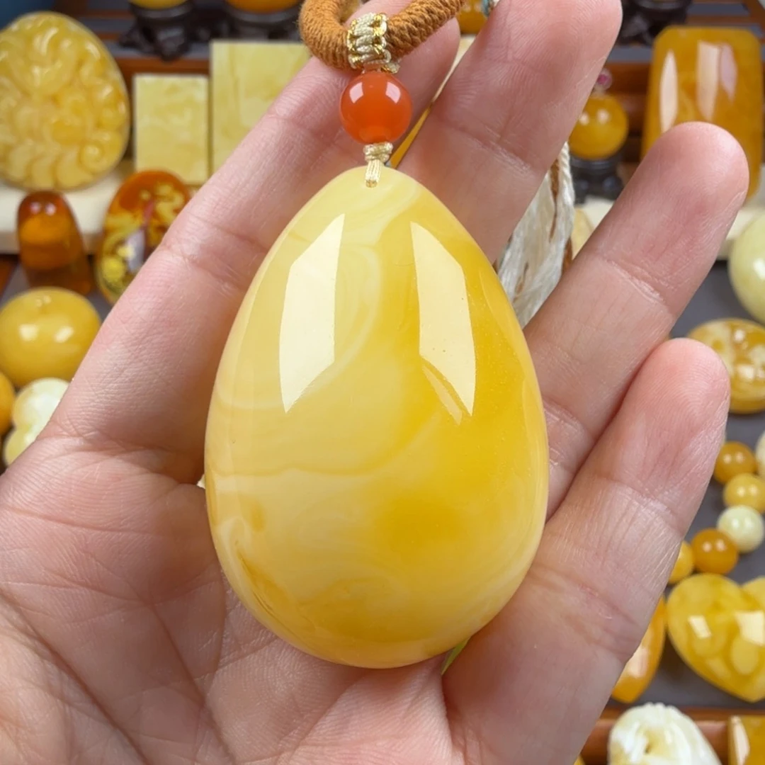 未镶嵌颈饰琥珀纯天然琥珀蜜蜡无优化