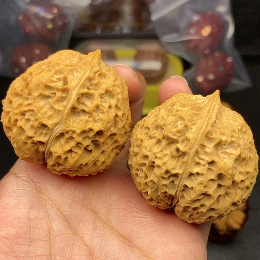 【闪购商品】把件文玩核桃43尺大寿桃