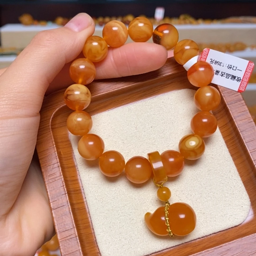 【闪购商品】未镶嵌蜜蜡手链手串