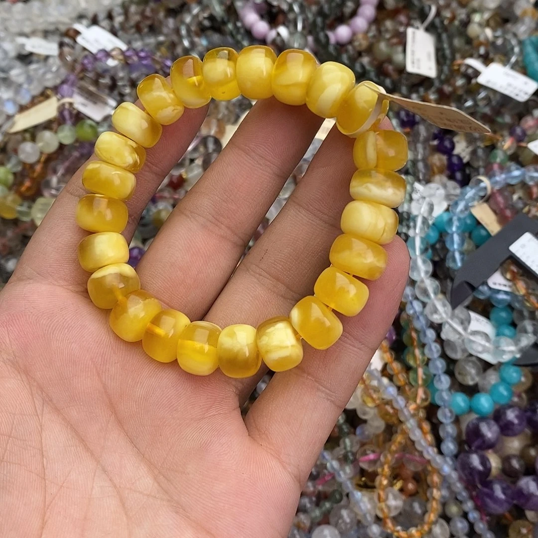 手链蜜蜡未镶嵌这****以手链