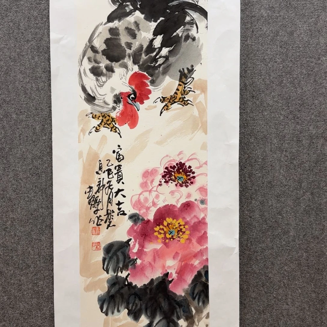 国画娄鹏老师手绘作品