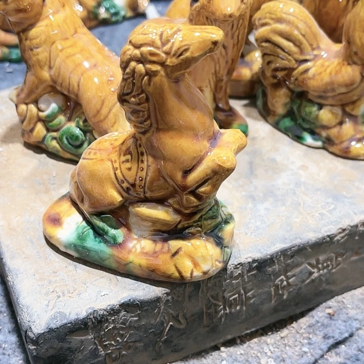 瓦当摆件摆件茶桌茶台陶瓷