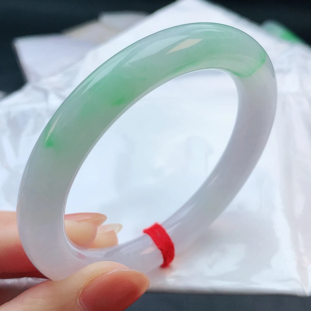 未镶嵌手镯翡翠54圆条882773