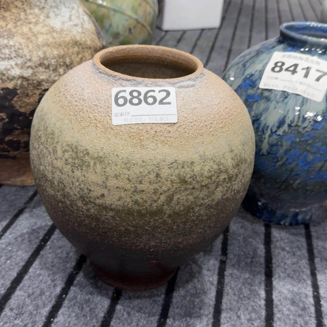 小****摆件景德镇高温花瓶编码6862高31口9默认无孔