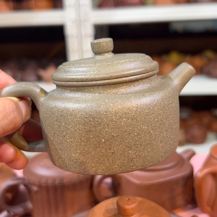 半***心茶壶紫砂青段德中200cc