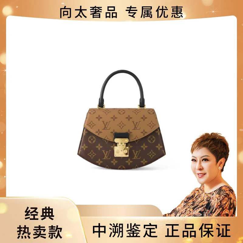 全新未使用 LouisVuitton/路易威登 老花Tilsitt系列扇子包