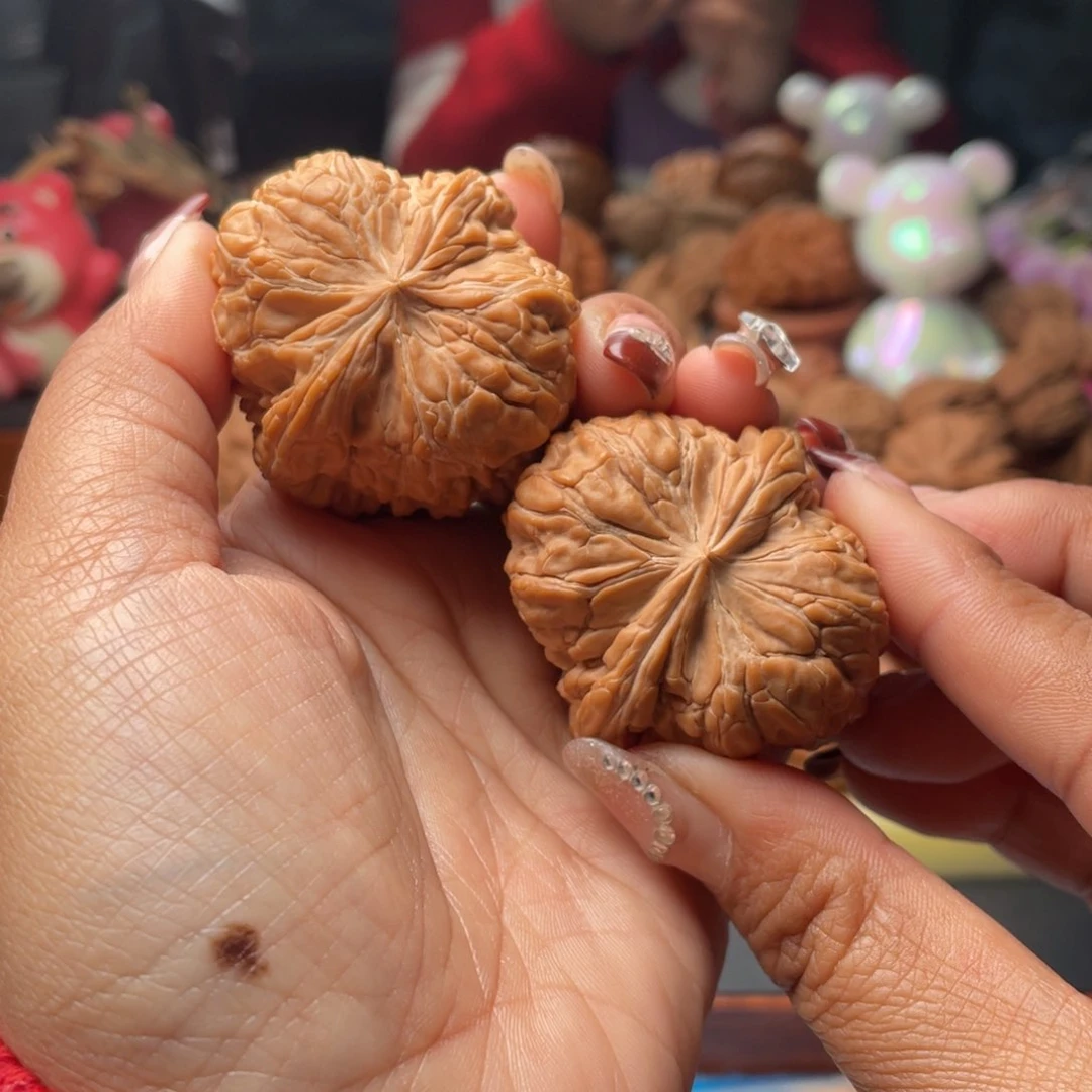 【闪购商品】文玩核桃把件路****e门墩42