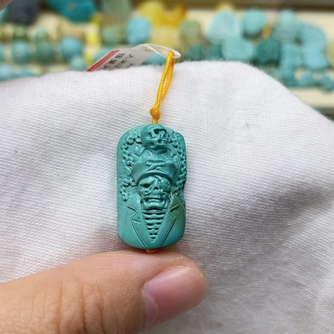 未镶嵌绿松石珠宝奇石