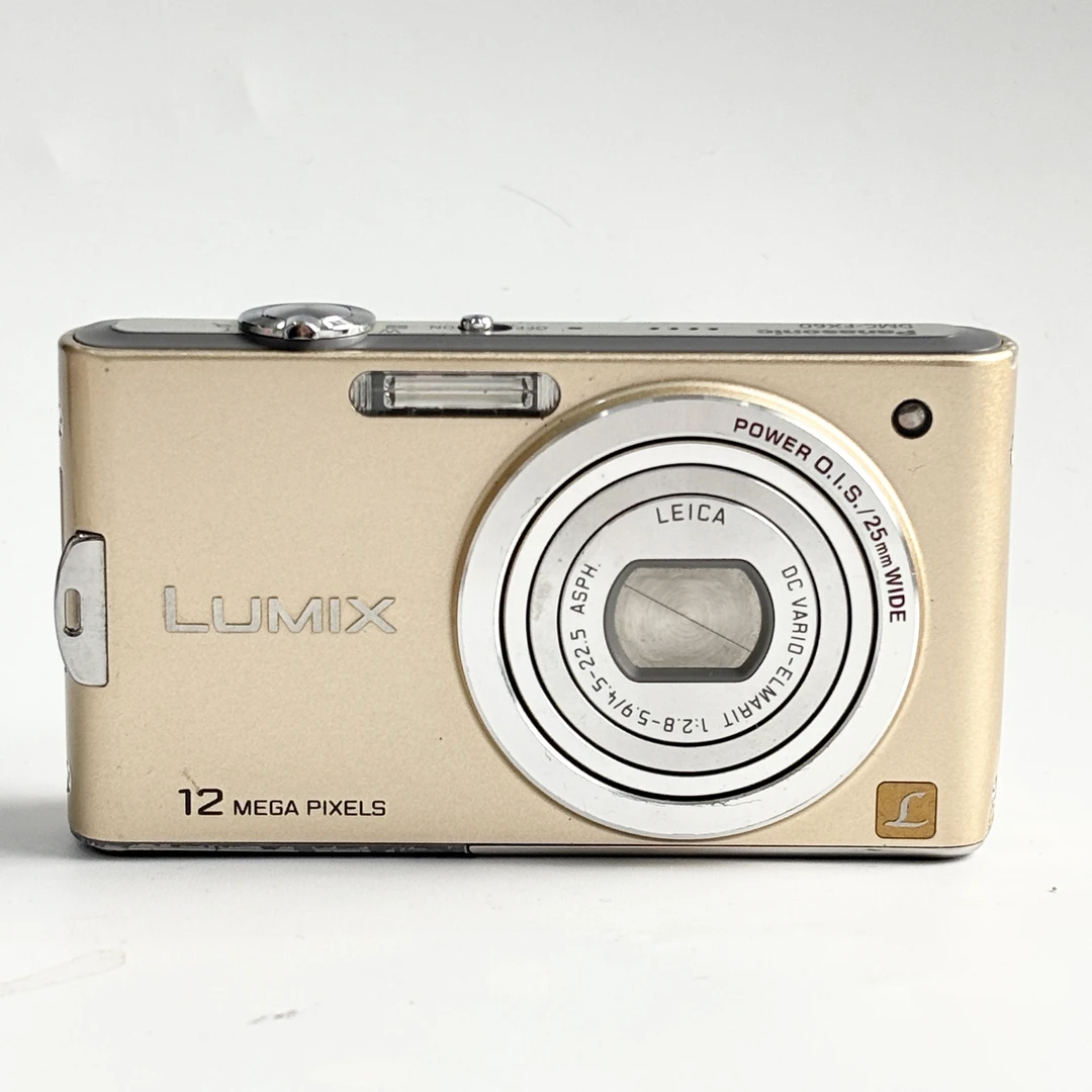 9新 Panasonic/松下 fx60金色1200w像素5倍光学变焦复古ccd