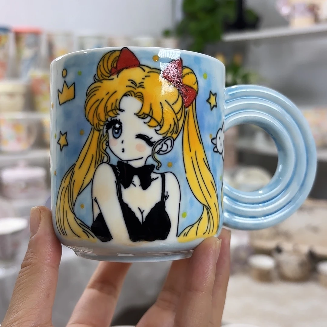 手绘创意高温釉下彩陶瓷