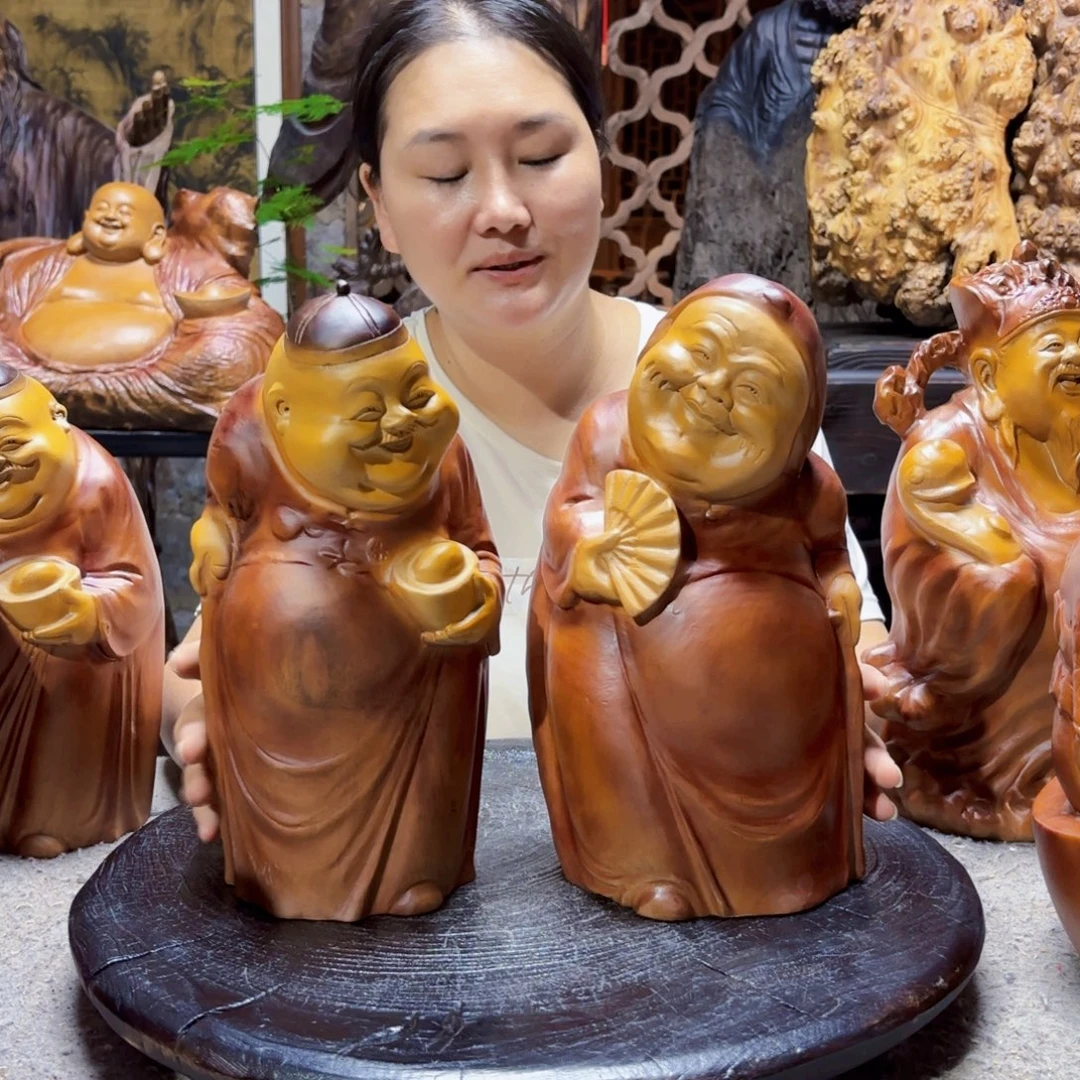 江***涛香樟木地主公公婆婆一对