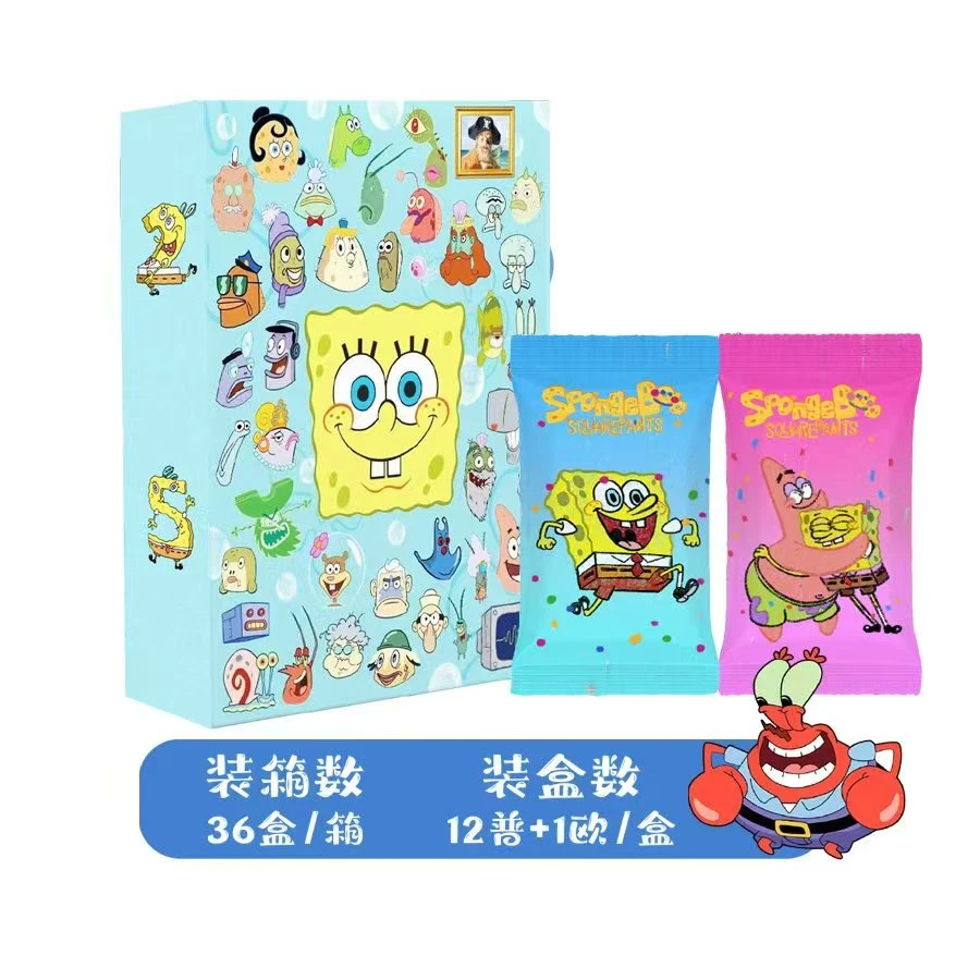 雯雯专享】卡布奇诺海绵宝宝第一弹动漫卡牌盲盒（默认代拆）