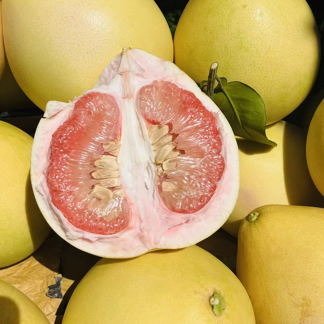 正宗广西容县红心蜜柚老树红心柚甜酸脆爽应季新鲜水果9-10斤箱装