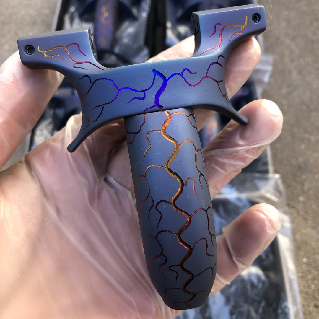 正品征途全钛天蓬烤蓝雕刻户外玩具