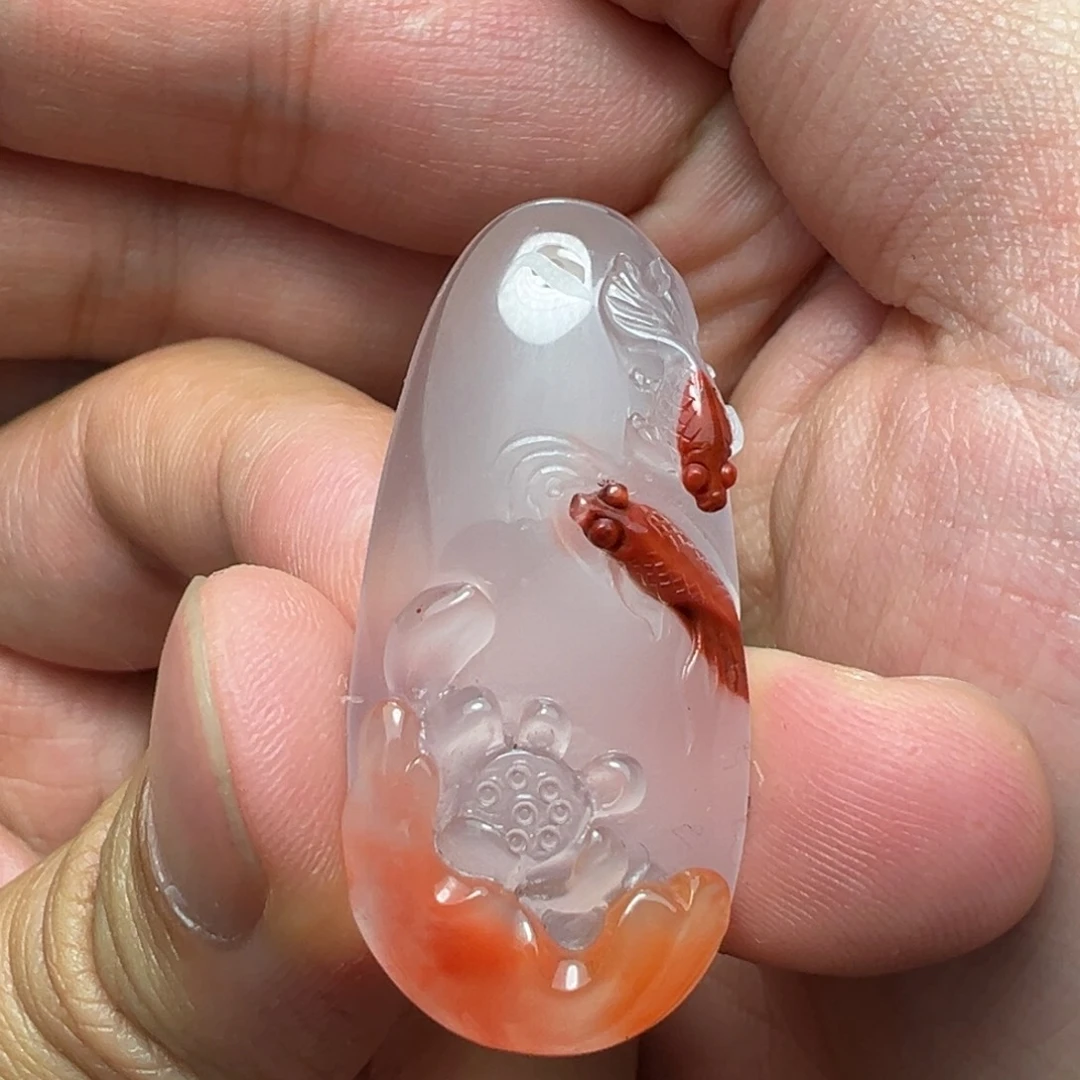 南红玛瑙未镶嵌颈饰