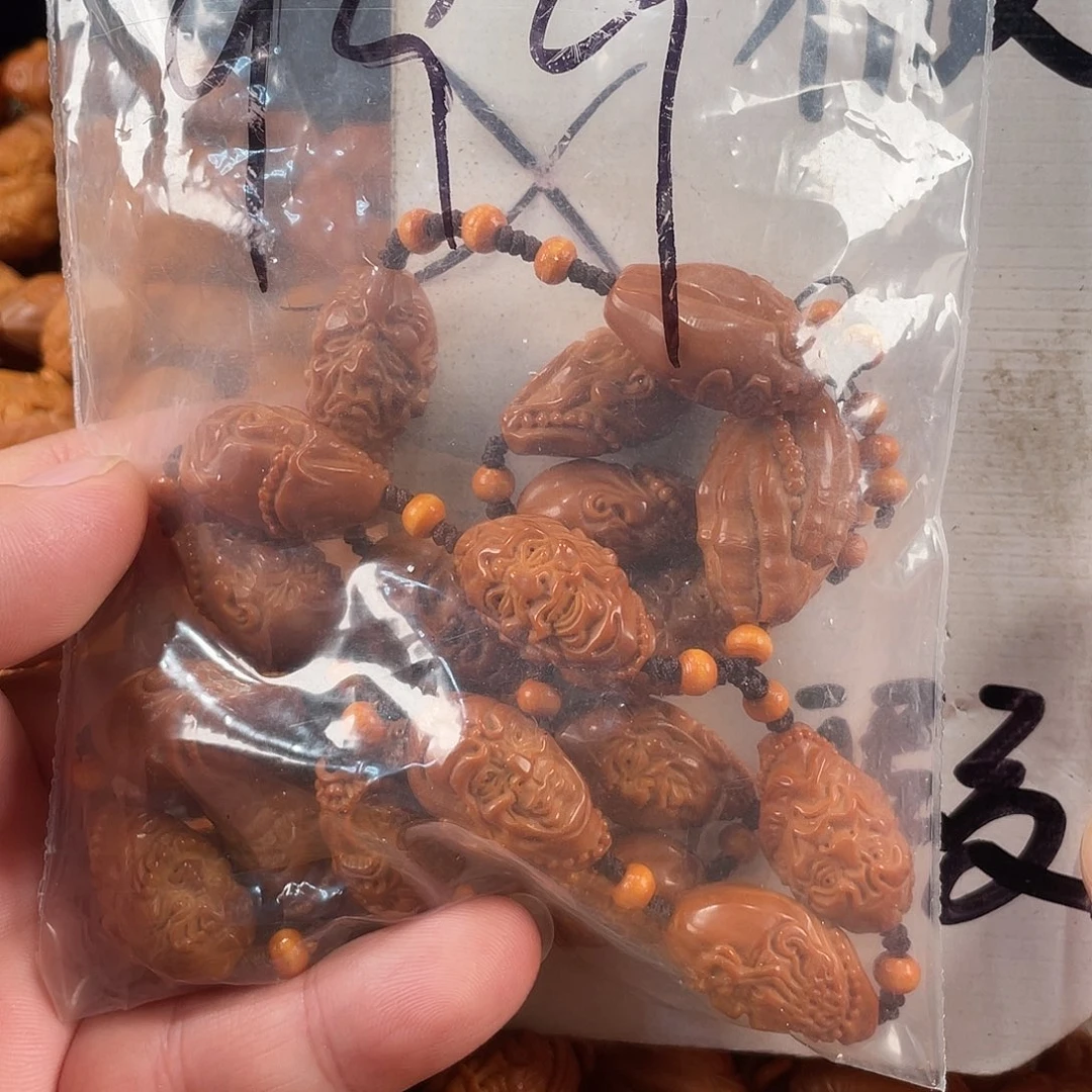 橄榄核手串/手链橄榄核雕工艺手串 瑕疵介意勿拍