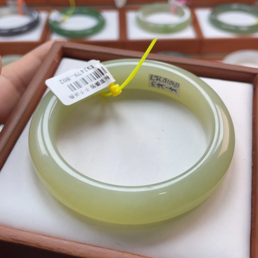 【闪购商品】未镶嵌手镯和田玉链接51。56-57