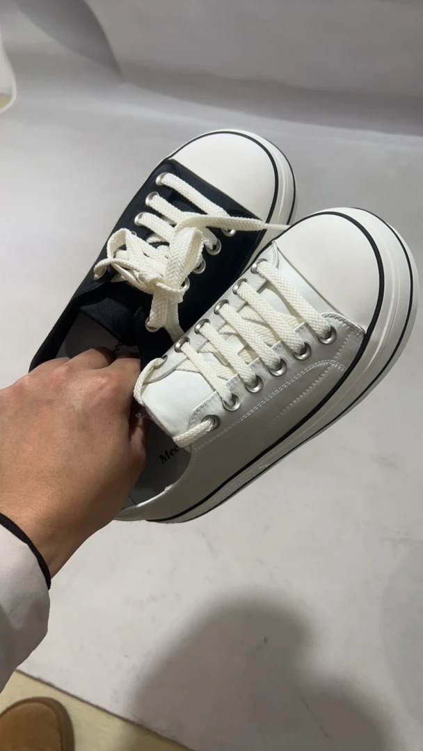 「逗留家」新款春款小板鞋丝绸柔软脚感棒棒棒