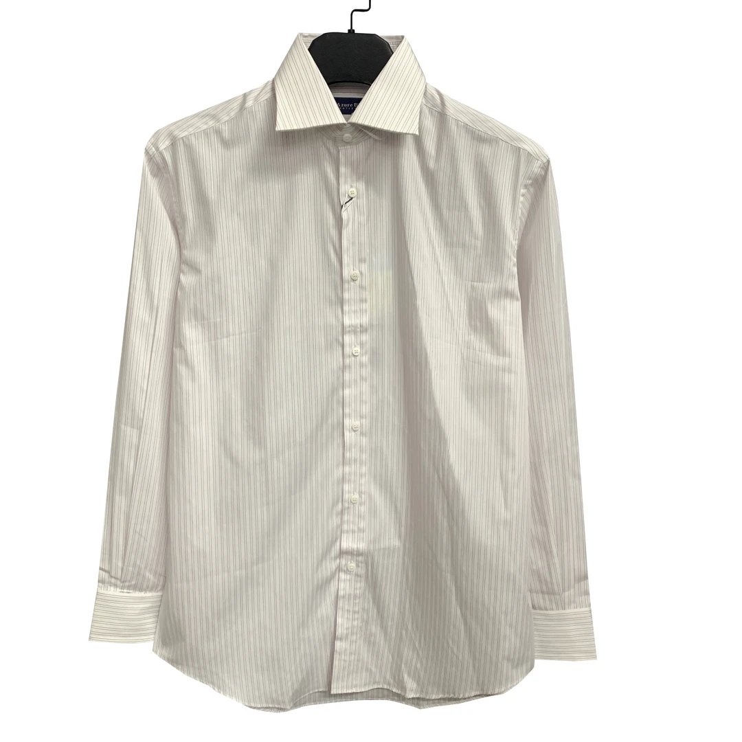 A爱其【意大利ALBINI1876】160支进口埃及白金棉100棉长袖衬衫9245