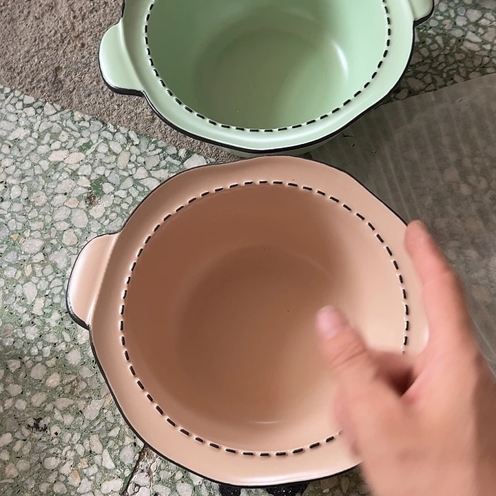 瓷片默认瑕疵商品汤碗