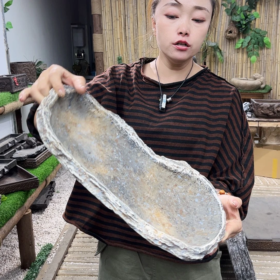 盆景盆异形花盆鱼缸w40