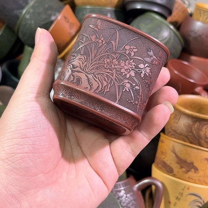 茶杯紫砂全手工紫砂主人杯