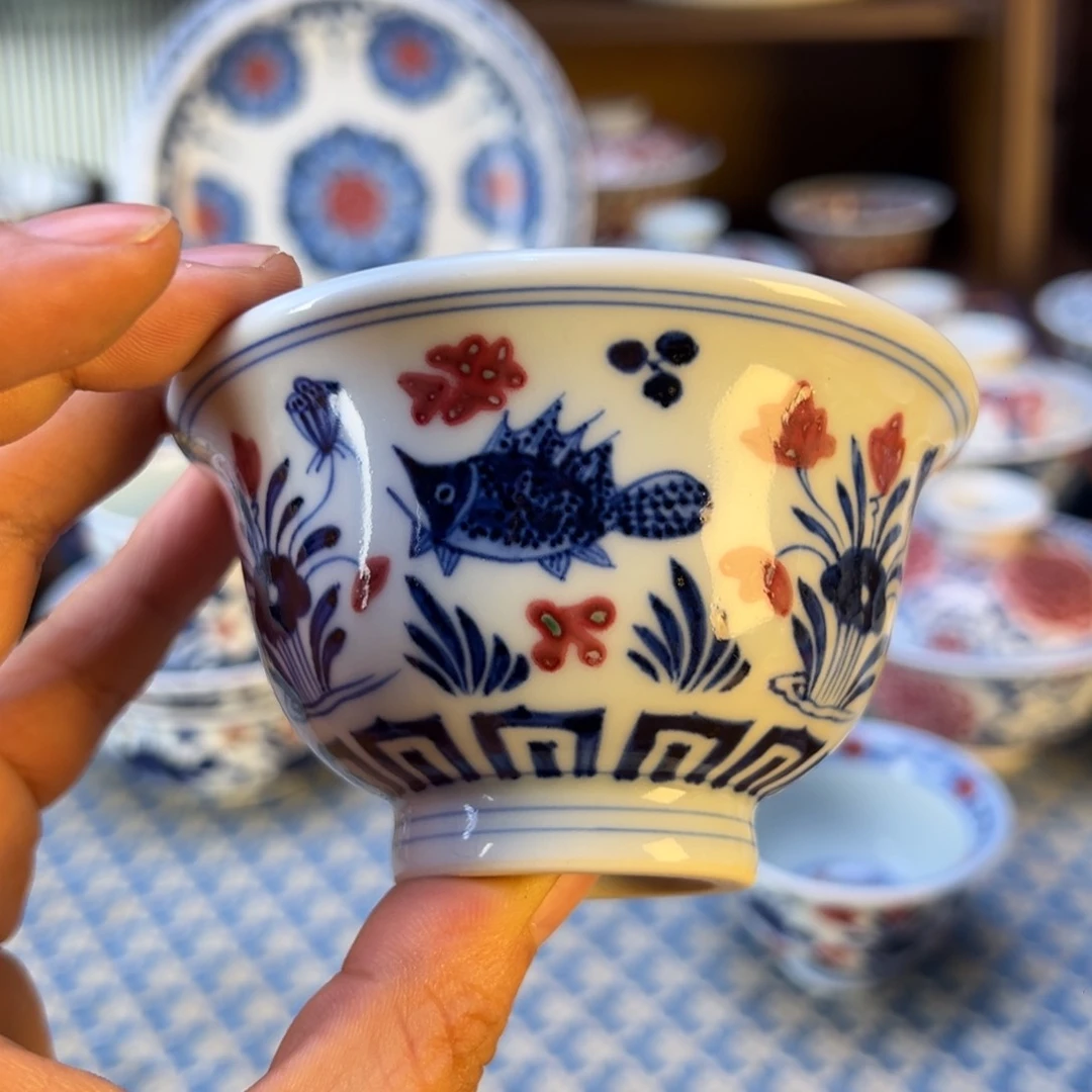 摆件新年快乐茶器百宝箱