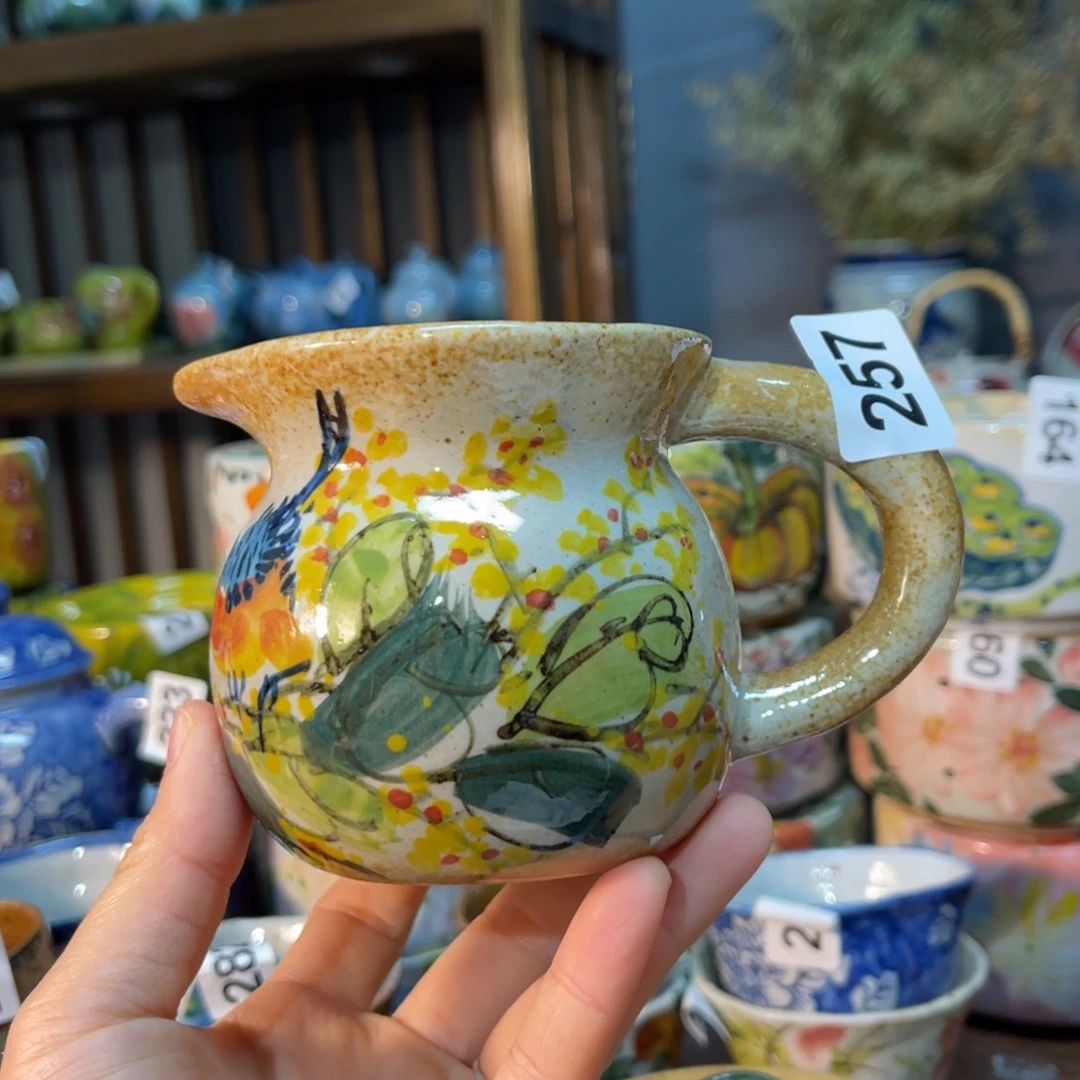 杯素浅陶瓷手工手绘