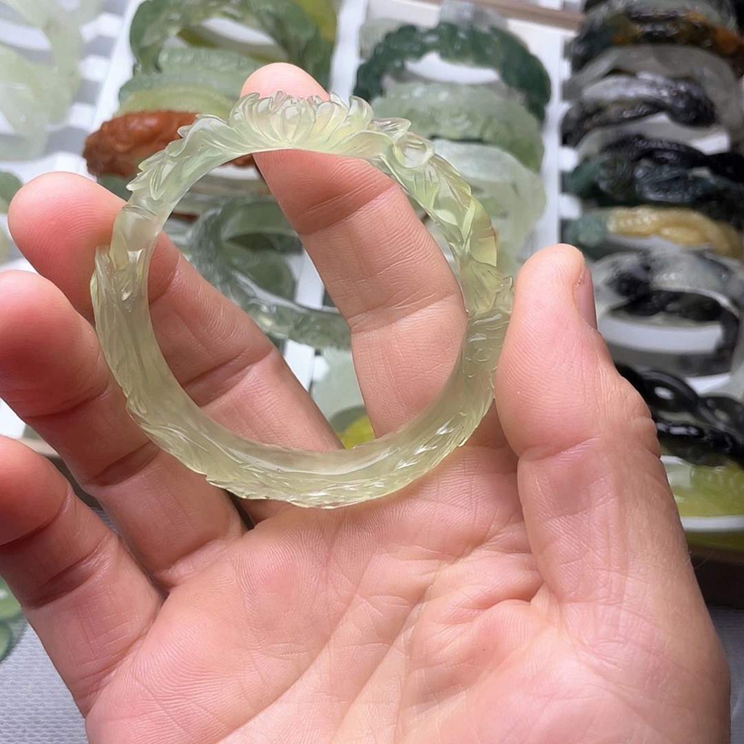 蛇纹石玉合金手镯