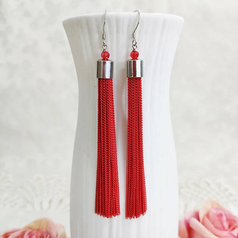 铜合金耳饰 民族风纯手工气质流苏耳环2850