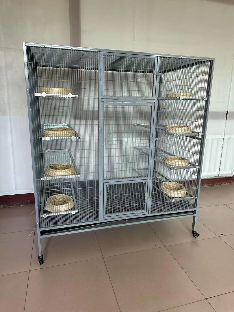 养鸽笼养鸟笼生态鸟笼加密防黄鼠狼全自动生态放鼠喷塑款鸽子笼