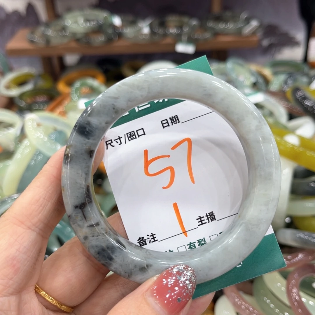 未镶嵌蛇纹石玉手镯手镯