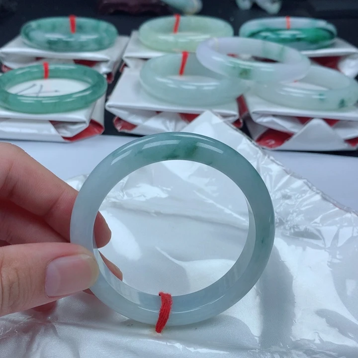 未镶嵌手镯翡翠57圈