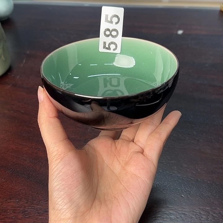 龙泉云间青瓷小米茶器